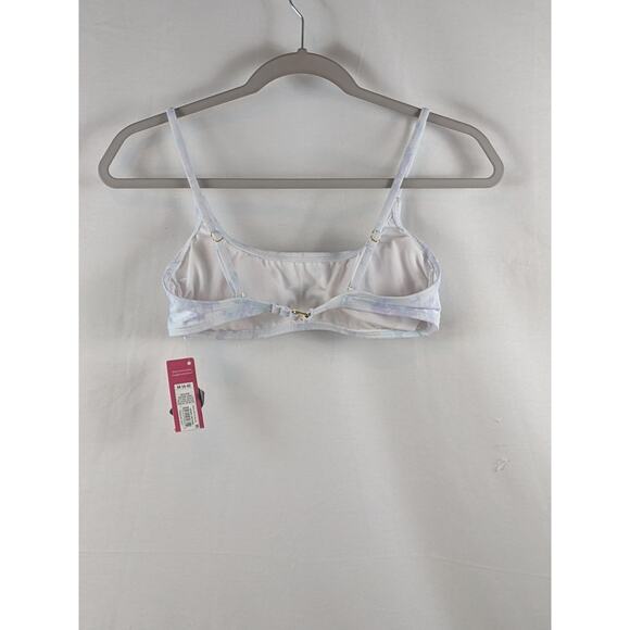 Xhilaration‎ Bikini Top Blue Tie Dye Bralette Juniors M Swimsuit Removable Cups - Picture 6 of 6